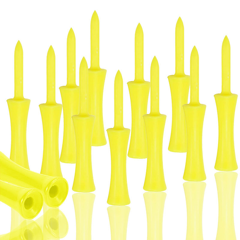 10 Pcs Durable Plastic Golf Tees Outdoor Ball Holders Training Tools