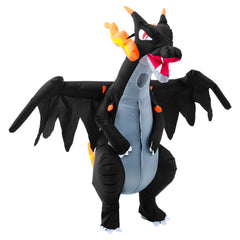 Dinosaur Inflatable Costumes Evil Dragon For Party Double Fan Charivari
