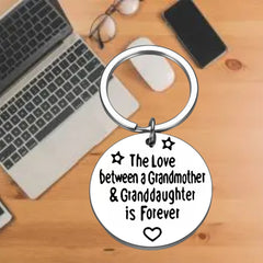 Metal Keychain Pendant Bag Purse Ornament Gift For Grandma And Granddaught