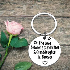 Metal Keychain Pendant Bag Purse Ornament Gift For Grandma And Granddaught