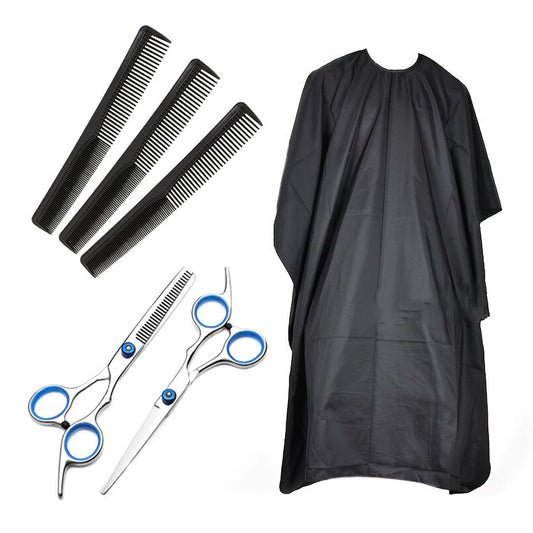 6pcs Hairdressing Scissors Set Cutting Thinning Haircut Styling Combs
