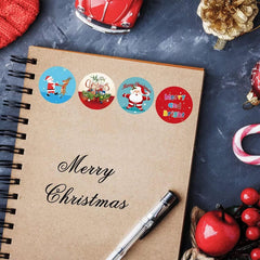 500pcs Christmas Gift Sticker Roll Decorative Seal Holiday Label