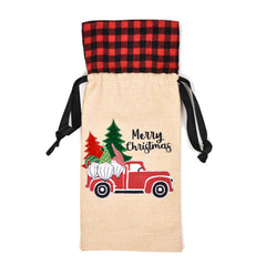 Festive Wine Bottle Bag - Ideal for Holiday Parties & Special Occasions