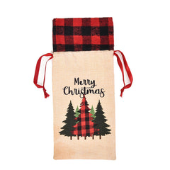 Festive Wine Bottle Bag - Ideal for Holiday Parties & Special Occasions