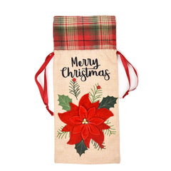 Festive Wine Bottle Bag - Ideal for Holiday Parties & Special Occasions