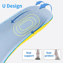 Breathable Sneaker Insoles Men's Women's Footbed Sole Pad for Running