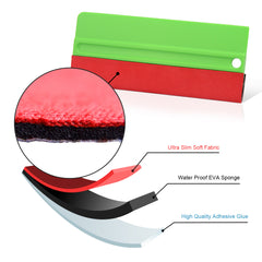 Vinyl Squeegee Carbon Fiber Film Wrap Scraper