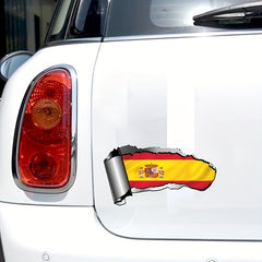 Spain Spanish Flag Vinyl Decal for Motorcycle and Car