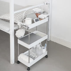 3 Layer Gap Storage Rack with Hooks