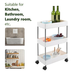3 Layer Gap Storage Rack with Hooks