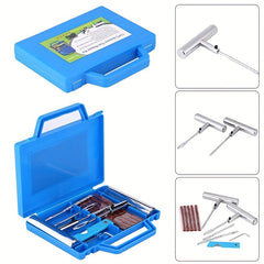 Tire Repair Tool Set for Auto Vacuum Tire Repair Strip