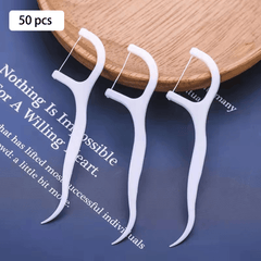 Disposable Dental Floss Picks - Complete Clean - 50pcs/100pcs