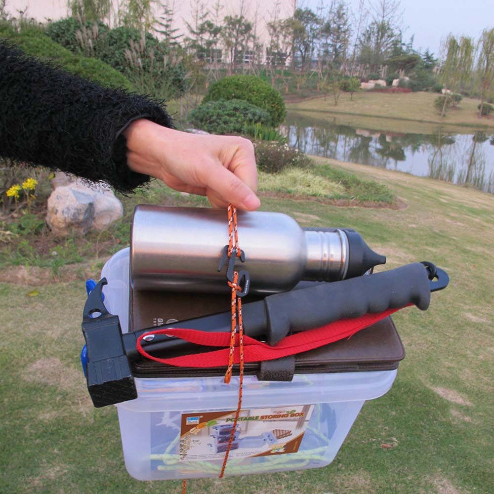 Aluminum Alloy Tent Hook Wind Rope Tightener Camping Accessories