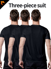 3pcs Men's Quick-drying Running Fitness T Shirt