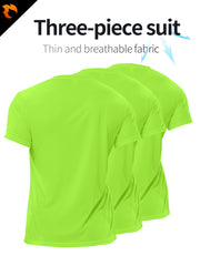 Men's Quick Drying Fitness T Shirt - 3pcs Pack