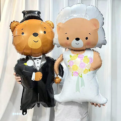 9pcs Wedding Theme Balloons Wedding Car Bear Balloon Balloons Wedding Set