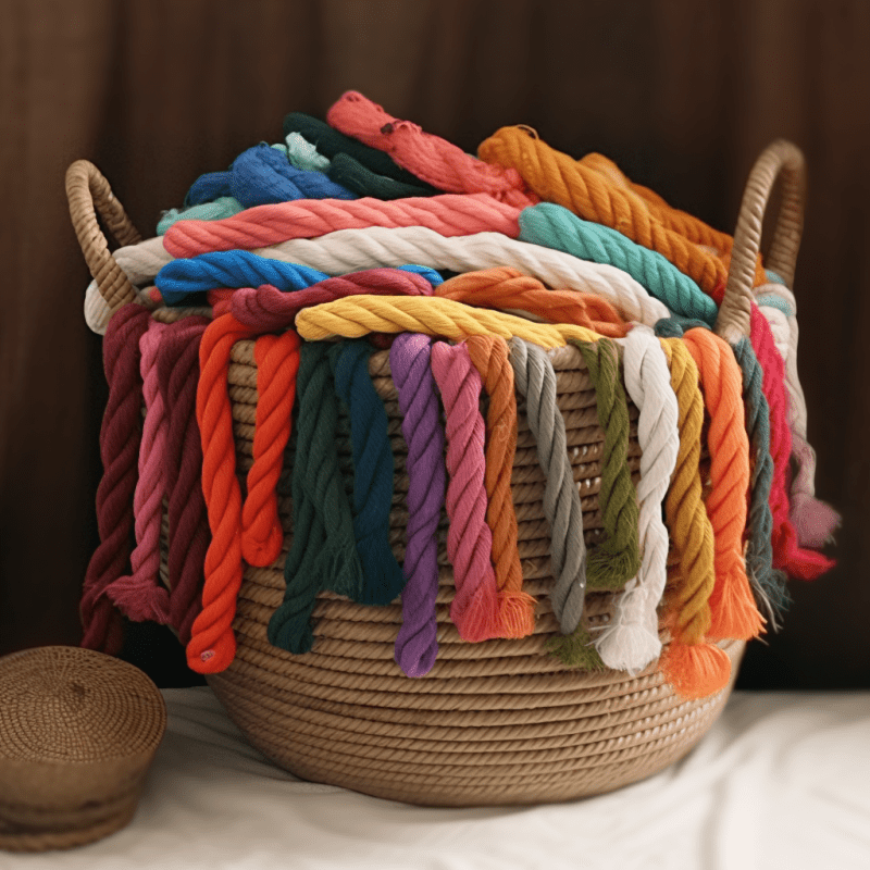 10 Yards Cotton Rope 5MM Thick for Gardening Outdoor Decoration Weaving