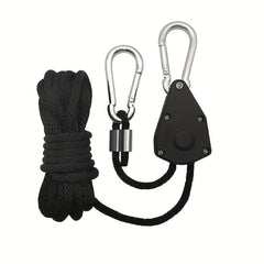 Heavy Duty Ratchet Hanger Adjustable Rope Hangers for Grow Light Fan Filter Room