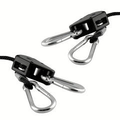 Heavy Duty Ratchet Hanger Adjustable Rope Hangers for Grow Light Fan Filter Room