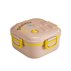 Portable Lunch Box Bento Box Microwave Safe Divided Picnic Lunch Container
