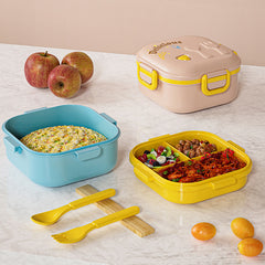 Portable Lunch Box Bento Box Microwave Safe Divided Picnic Lunch Container
