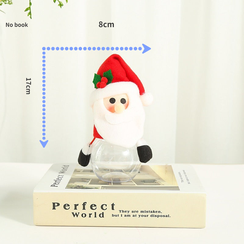 Christmas Children Doll Candy Jar Peace Candy Box