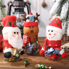Christmas Children Doll Candy Jar Peace Candy Box