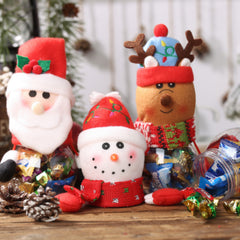 Christmas Children Doll Candy Jar Peace Candy Box