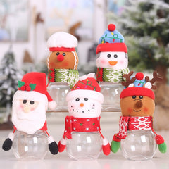 Christmas Children Doll Candy Jar Peace Candy Box