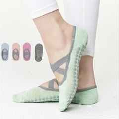 Professional Non Slip Yoga Socks Soft Comfort Sweat Absorption
