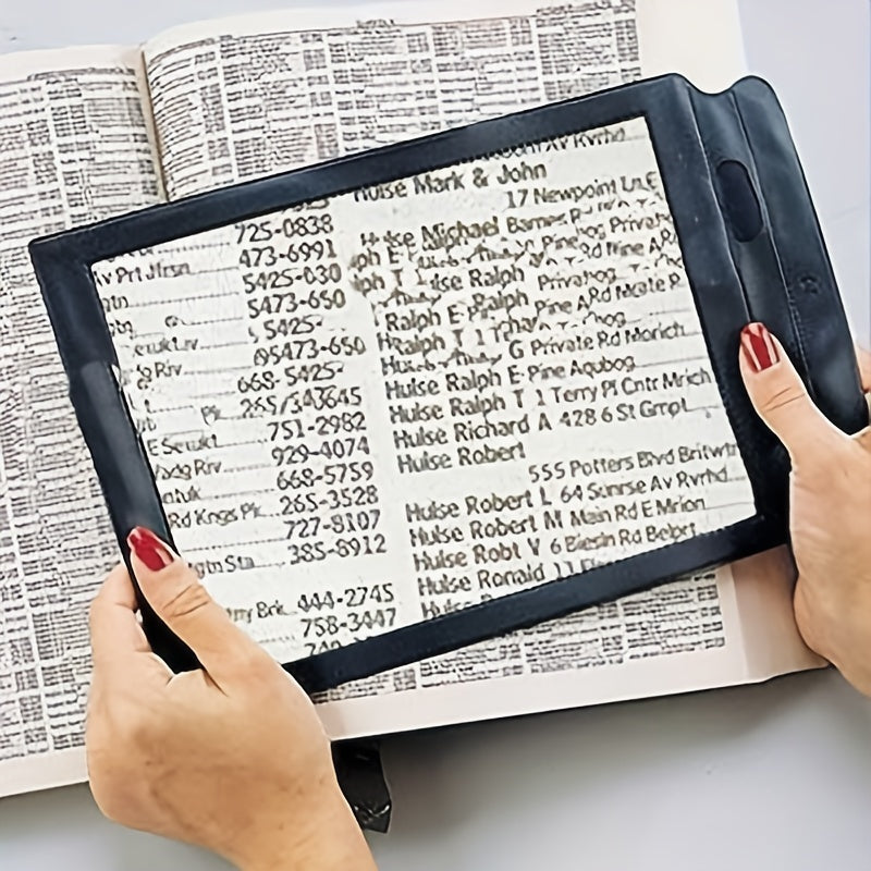 Full Page Magnifying Glass 3x Elderly Reading Tools Mother's Father's Gift