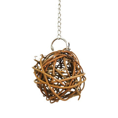 Parrot Bird Toy Handwoven Sling Ball Seaweed Rattan Gourd Tease Supplies