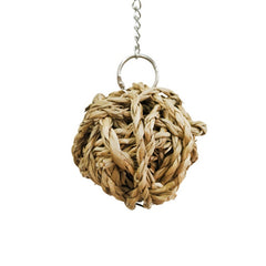 Parrot Bird Toy Handwoven Sling Ball Seaweed Rattan Gourd Tease Supplies