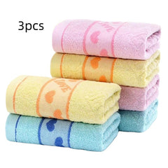 Heart Embroidered Towel for Daily Use & Camping