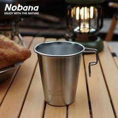 304 Stainless Steel Cup Portable Coffee Cup Mountaineering Camping Water Cup