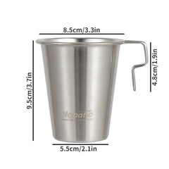 304 Stainless Steel Cup Portable Coffee Cup Mountaineering Camping Water Cup