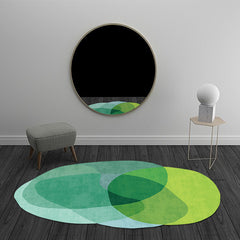 Gradient Area Rugs Soft Anti-skid Carpet Nordic Decor Rugs