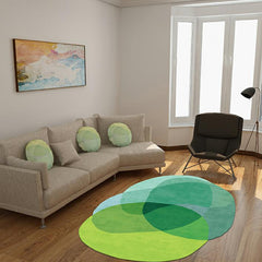Gradient Area Rugs Soft Anti-skid Carpet Nordic Decor Rugs