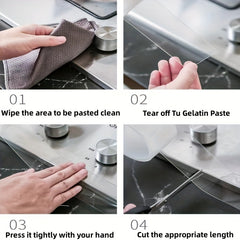 Transparent Self Adhesive Caulk Strip for Kitchen Bathroom Sealing
