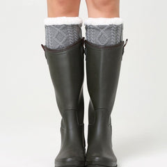 Knitted Thickened Knee Pads Leg Warmer Covers - Winter Camping Travel