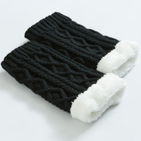 Knitted Thickened Knee Pads Leg Warmer Covers - Winter Camping Travel