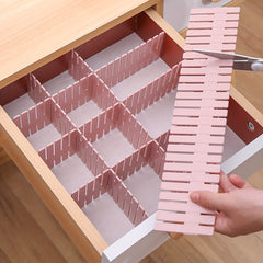 4pcs Drawer Storage Divider Cabinet Partition Combination
