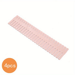4pcs Drawer Storage Divider Cabinet Partition Combination