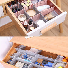 4pcs Drawer Storage Divider Cabinet Partition Combination