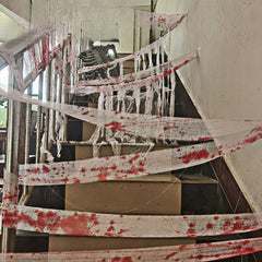 Halloween Blood Gauze Haunted House Playbook Kill Decoration