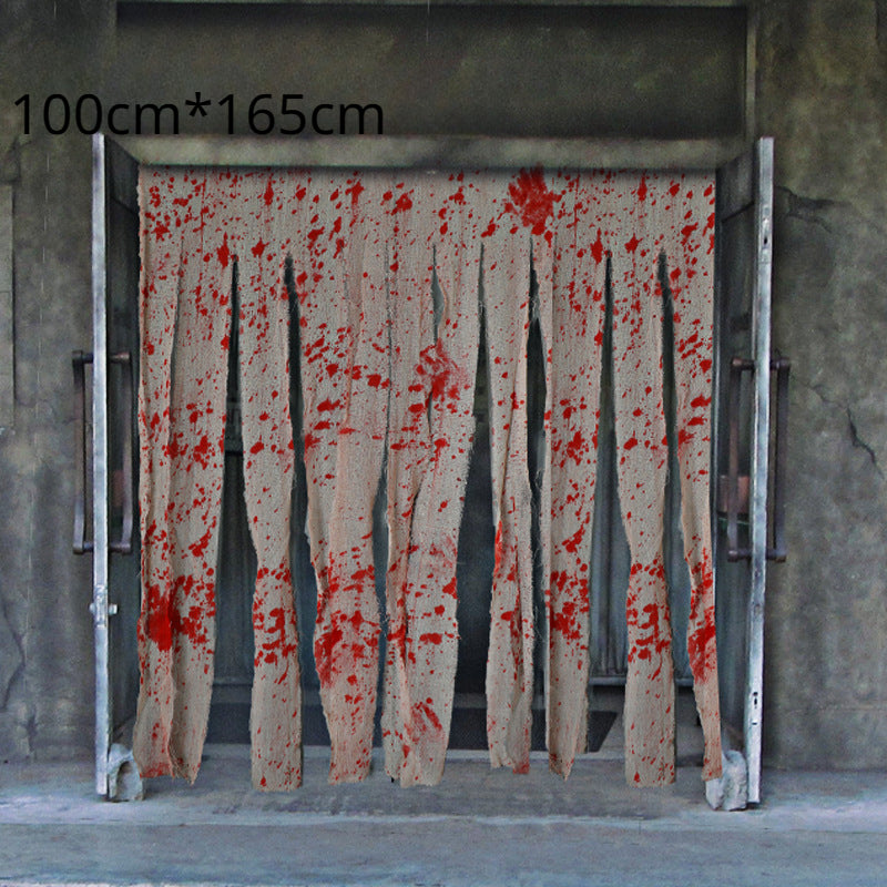 Halloween Blood Gauze Haunted House Playbook Kill Decoration