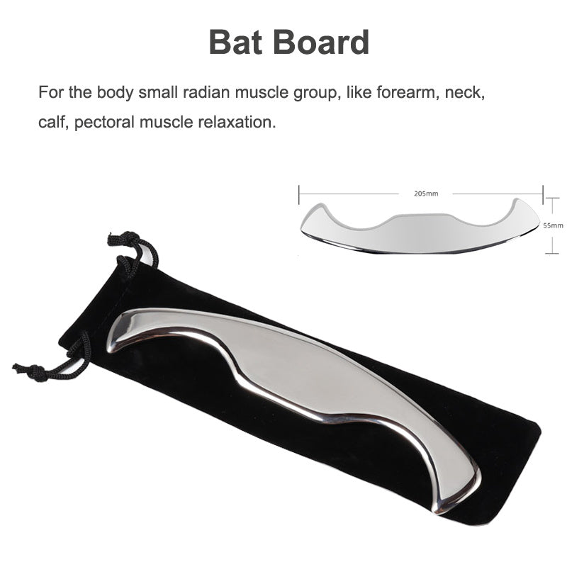 5pcs Stainless Steel IASTM Massage Tools Fascia Recovery Muscle Massager