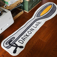 Spoon-shaped Kitchen Rug, Soft & Plush Bedroom Carpet