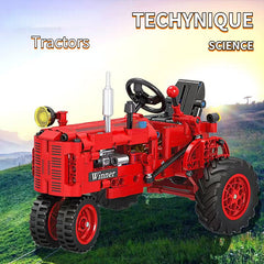 Tractor Building Blocks Toy Educational Assembled Model