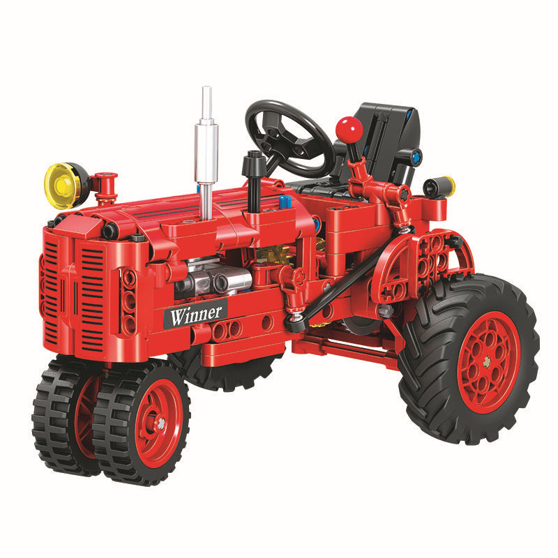 Tractor Building Blocks Toy Educational Assembled Model